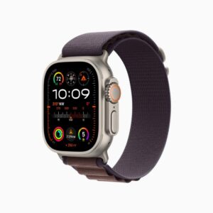 Apple Watch Ultra 2 GPS + Cellular, 49 mm-es titántok alpesi pánt indigó