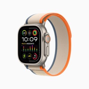 Apple Watch Ultra 2 GPS + Cellular, 49 mm-es titántok terep pánt narancs-bézs