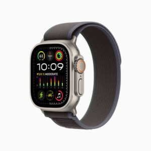 Apple Watch Ultra 2 GPS + Cellular, 49 mm-es titántok terep pánt kék-fekete
