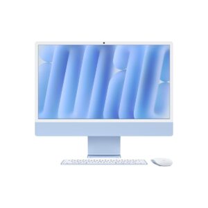 Apple iMac 24” – M4 chip 8 magos CPU-val, 8 magos GPU-val, 16 GB egyesített memória, 256 GB - kék