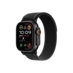 Apple Watch Ultra 2 GPS + Cellular – 49 mm-es fekete titántok, fekete terep pánt