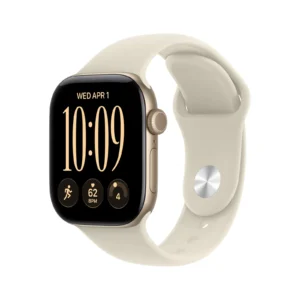 Apple Watch Series 12 GPS, 42 mm, világos arany alumíniumtok, Tengerészkék Solo Loop