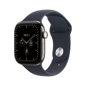 Apple Watch Series 12 GPS + Cellular, 42 mm, natúr titántok, Magenta Sport Loop